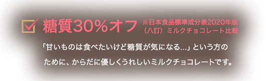 糖質30%オフ