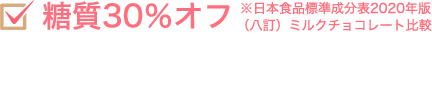 糖質30%オフ