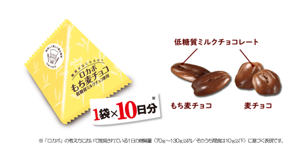 10パック ロカボ もち麦チョコ